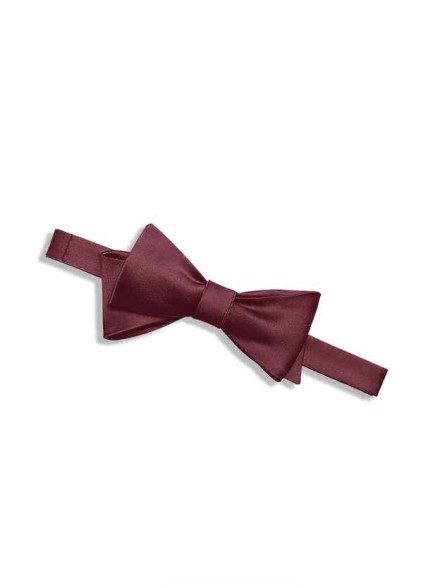 Gentlemen's Collection Matte Satin Bow Tie