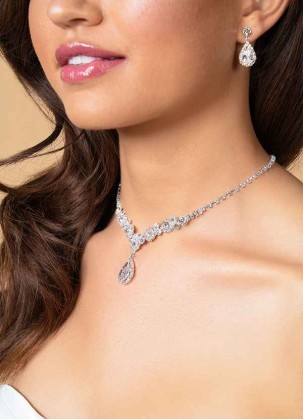 Rhinestone Statement Jewelry Set