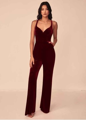 Cootoney Emmette Velvet Jumpsuit