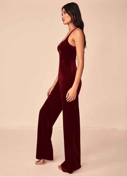 Cootoney Emmette Velvet Jumpsuit