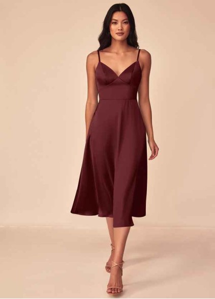 Cootoney Dottie Stretch Satin Dress