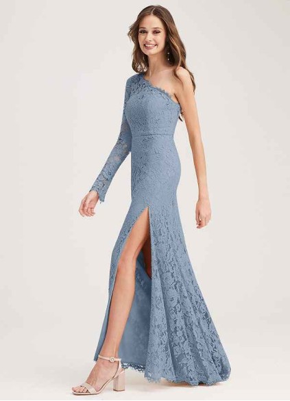 PT101 3 Signature Lace One-shoulder Gown