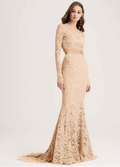 PT101 5 Cootoney Signature Lace Fit-and-flare Skirt