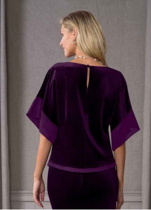 Cootoney Fianna Velvet Blouse
 ( Final Sale )