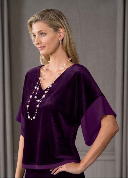 Cootoney Fianna Velvet Blouse
 ( Final Sale )