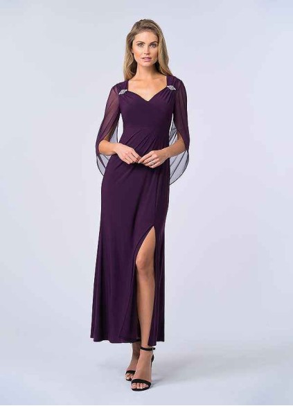 UpStudio Draped Cowl Sleeve Dress