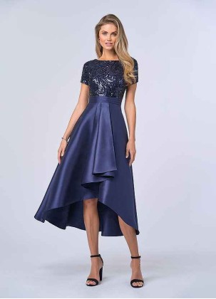 UpStudio Sequin Bodice and Mikado Skirt Dress