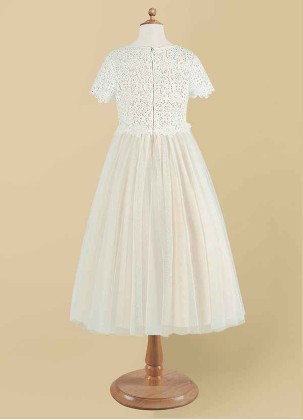 Cootoney Petal Flower Girl Dress