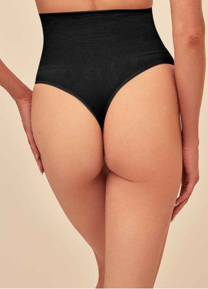 Seamless Mid-Waist Shaping Thong