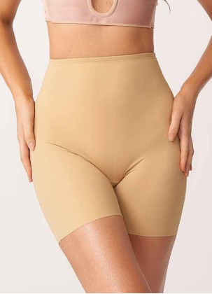 High Waisted Seamless Mid Thigh Shorts