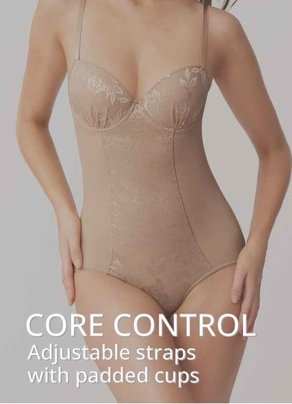 One Piece Seamless Lacey Shaping Bodysuit