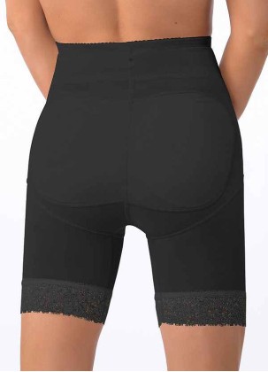 High Waisted Mid Thigh Padded Butt Shaper with Tummy Control