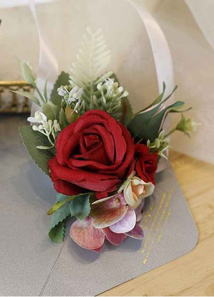 Red Rose Boutonniere