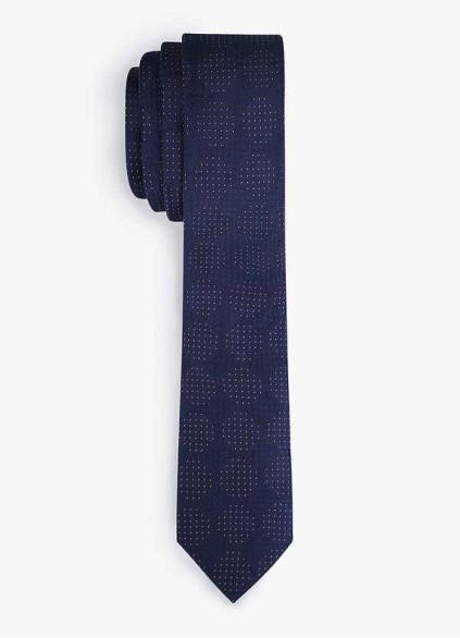 Stylized Pin Dot Skinny Tie